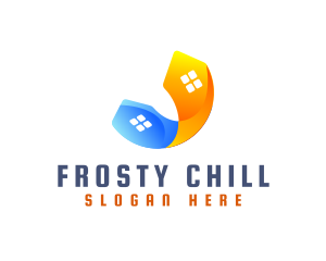 Cold - Hot Cold Home logo design