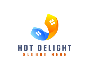 Hot Cold Home logo design