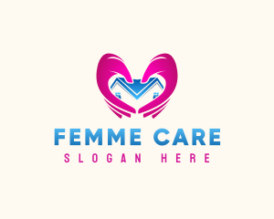 Home Heart Care logo design