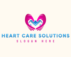 Home Heart Care logo design