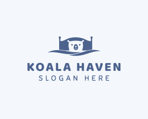 Koala Bear Bed  logo design