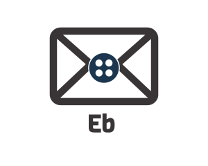 Button Envelope Mail Logo