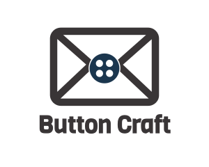 Button - Button Envelope Mail logo design