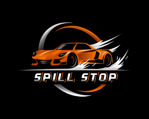 Car Racing Motorsport logo design