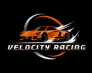 Car Racing Motorsport logo design