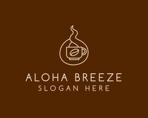 Hot Coffee Cafe  logo design