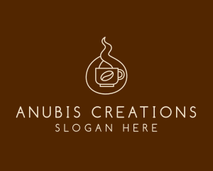 Hot Coffee Cafe  logo design