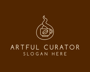 Hot Coffee Cafe  logo design