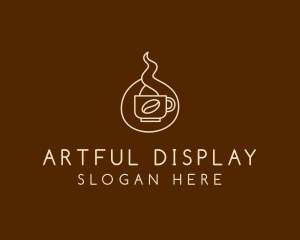 Hot Coffee Cafe  logo design