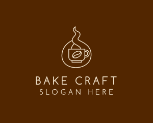 Hot Coffee Cafe  logo design