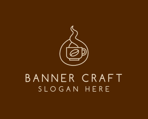 Hot Coffee Cafe  logo design