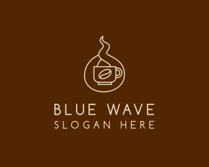 Hot Coffee Cafe  logo design