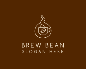 Coffee - Hot Coffee Cafe logo design