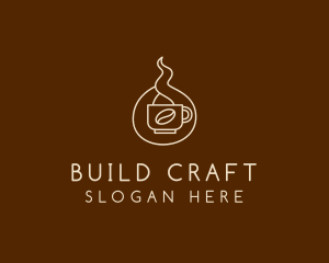 Hot Coffee Cafe  logo design