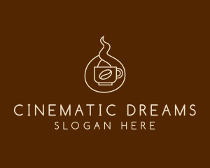 Hot Coffee Cafe  logo design