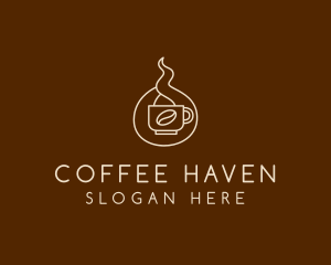 Cafe - Hot Coffee Cafe logo design