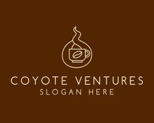 Hot Coffee Cafe  logo design