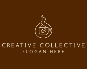 Hot Coffee Cafe  logo design