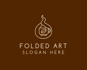 Hot Coffee Cafe  logo design