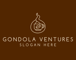 Hot Coffee Cafe  logo design