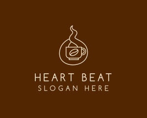 Hot Coffee Cafe  logo design