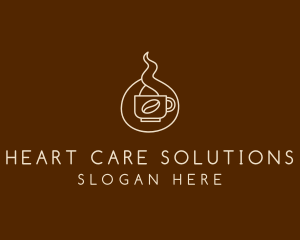 Hot Coffee Cafe  logo design