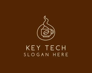 Hot Coffee Cafe  logo design