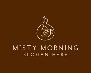 Hot Coffee Cafe  logo design