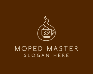 Hot Coffee Cafe  logo design