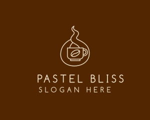 Hot Coffee Cafe  logo design