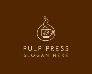 Hot Coffee Cafe  logo design