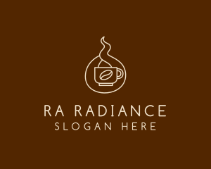 Hot Coffee Cafe  logo design