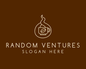 Hot Coffee Cafe  logo design