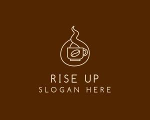 Hot Coffee Cafe  logo design