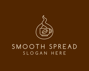 Hot Coffee Cafe  logo design