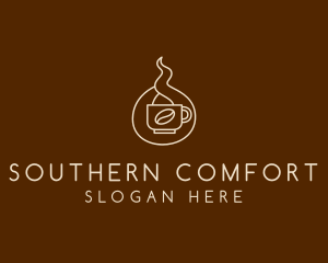 Hot Coffee Cafe  logo design