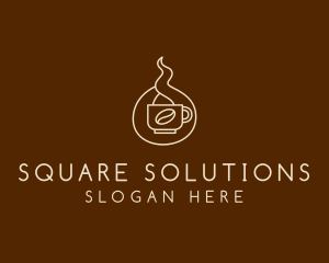 Hot Coffee Cafe  logo design