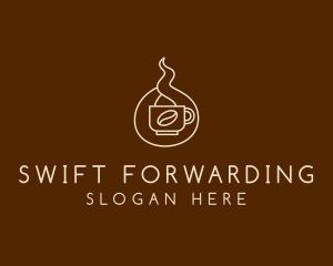 Hot Coffee Cafe  logo design