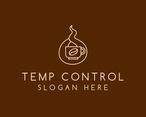 Hot Coffee Cafe  logo design