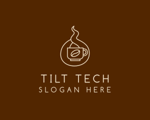 Hot Coffee Cafe  logo design