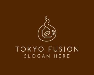 Hot Coffee Cafe  logo design