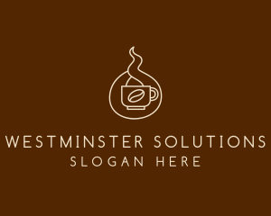 Hot Coffee Cafe  logo design