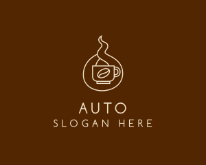 Hot Coffee Cafe  logo design