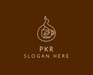 Hot Coffee Cafe  logo design