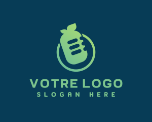 Vlogger - Fresh Fruit Podcast logo design