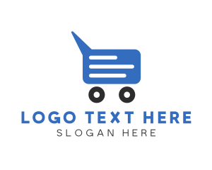 Procurement - Chat Shopping Cart logo design