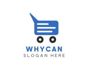 Chat - Chat Shopping Cart logo design