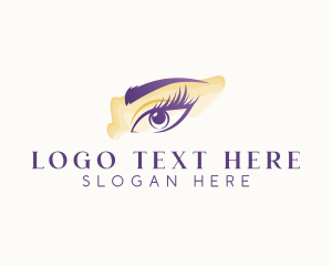 Eyeliner - Cosmetics Eye Eyelashes logo design