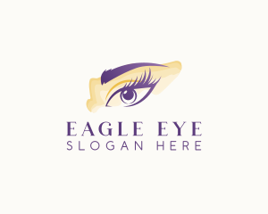 Cosmetics Eye Eyelashes logo design