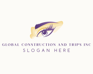 Salon - Cosmetics Eye Eyelashes logo design